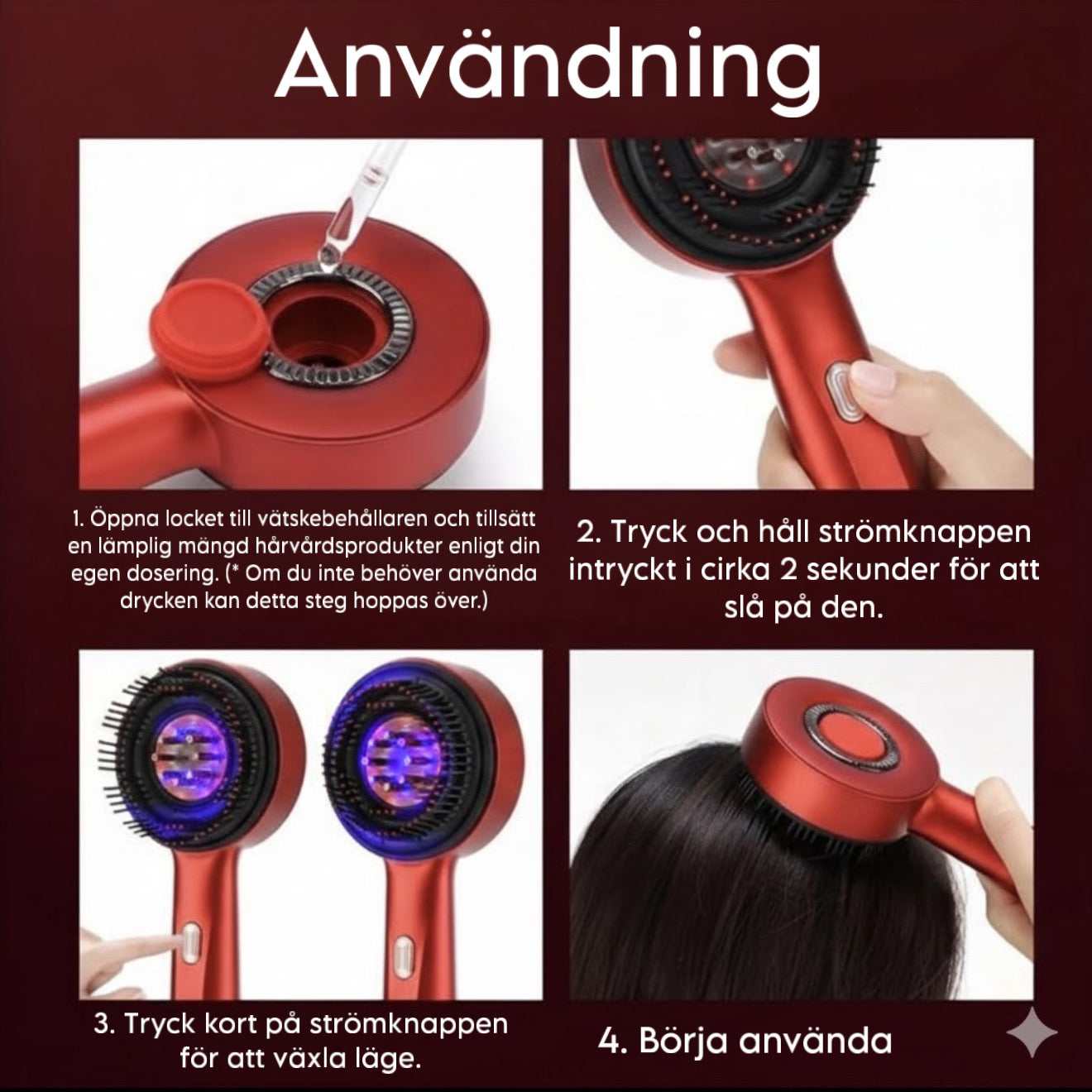 Hårbottenmassage - Stimulera Hårtillväxt