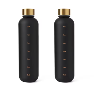 Vattenflaska med Tidmarkering - Motiverande Hydration